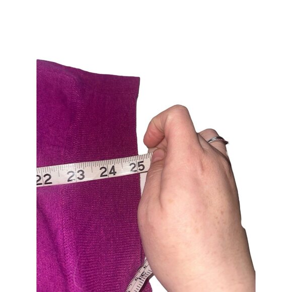 Mens Brett Johnson Italy Linen Cashmere Crewneck Sweater Purple 54 US Large - Picture 8 of 8